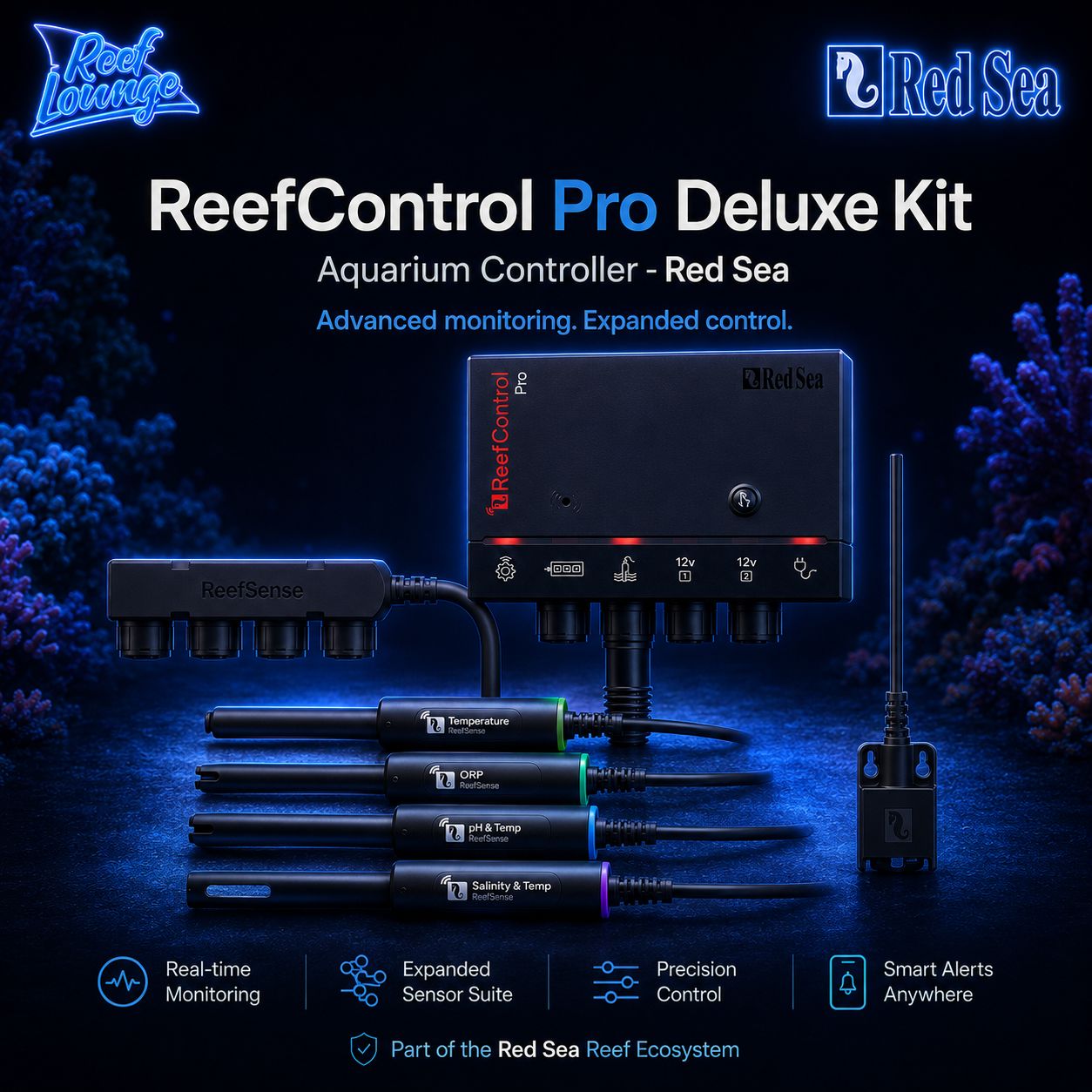 ReefControl Pro Deluxe Kit Aquarium Controller - Red Sea Reef Lounge Coral