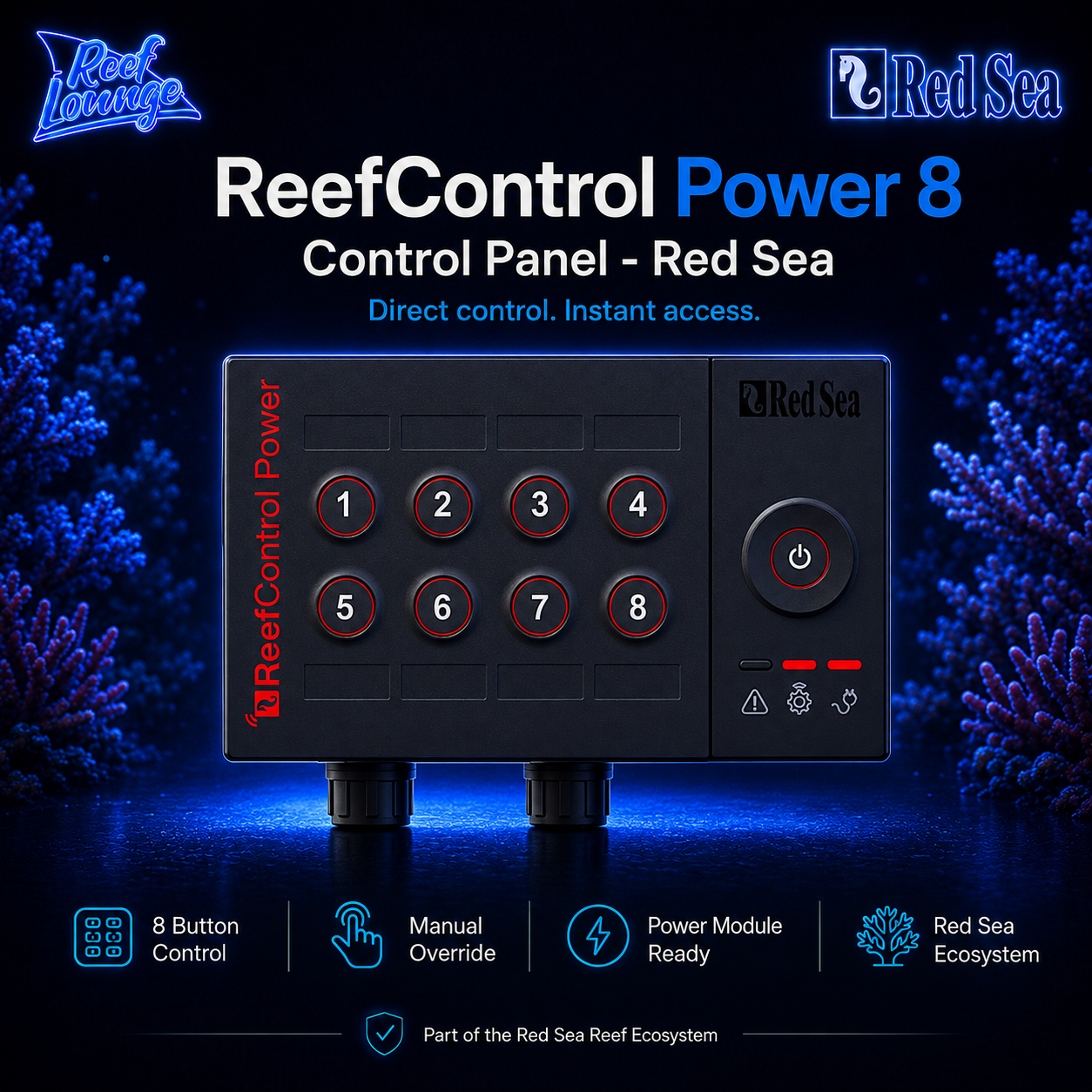 ReefControl Power 8 Control Panel - Red Sea